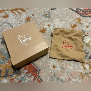 Christian Louboutin Belt Box and Dust Bag